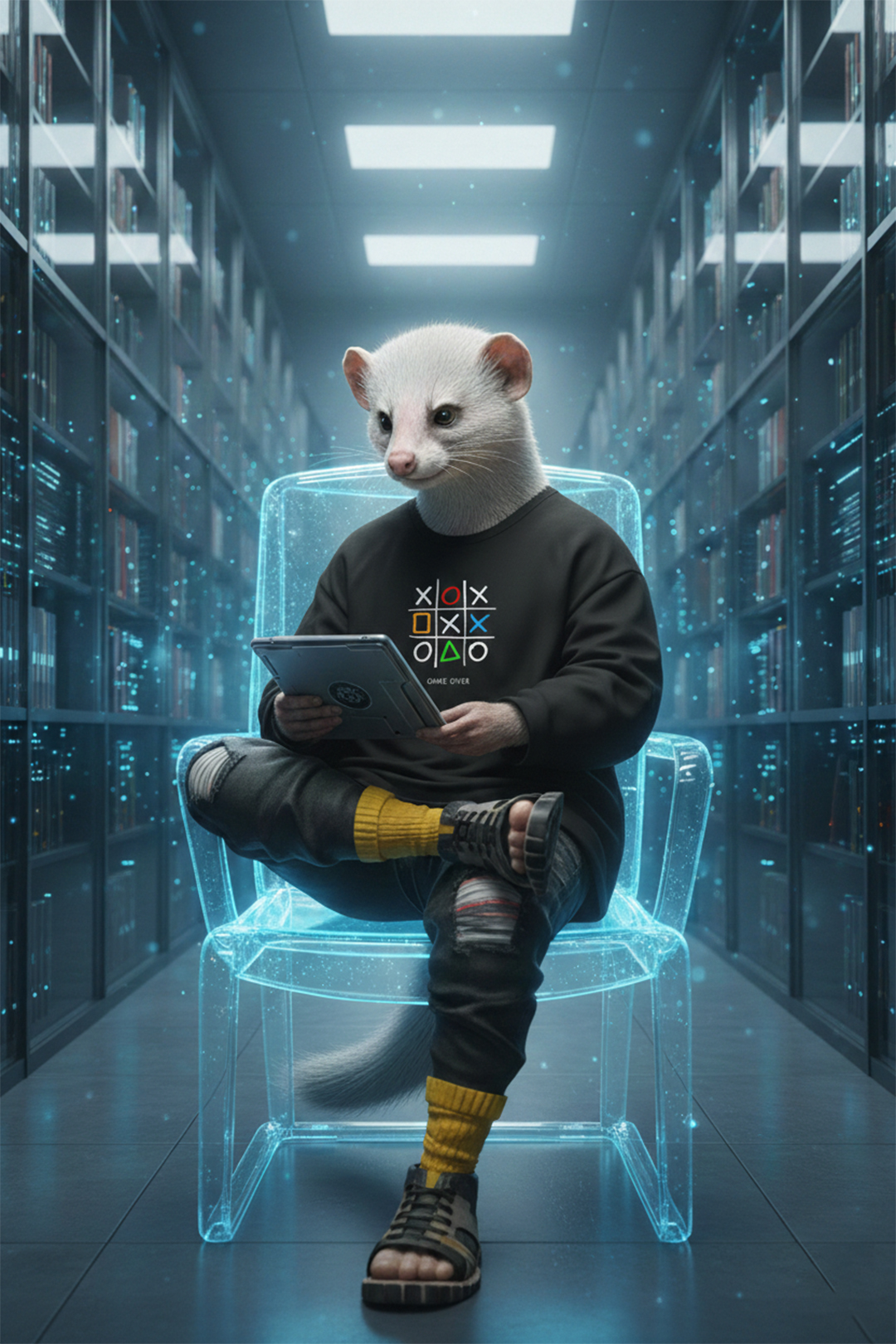 Game Over Graphic Oversized Tshirt – DedeYaar